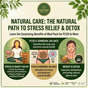 Mud pack for bloating - Ashtaang Nature Care
